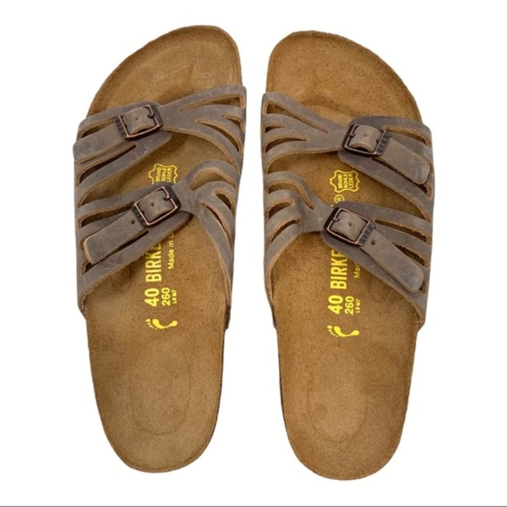 NWOT Birkenstock Granada Mocha Nubuck Sandals